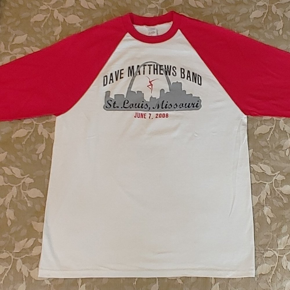 DMB! Vintage Dave Matthews Band 3/4-Sleeve T-Shirt from LiveTrax 13 in St Louis
